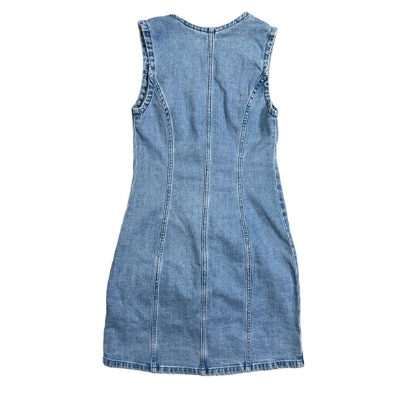 NWT Abercrombie & Fitch The A&F Mara Denim Vest Mini Dress Size XS - Picture 8 of 9